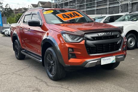 Orange 2021 Isuzu D-MAX Crew Cab Utility X-Terrain (4X4)