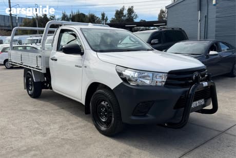 White 2022 Toyota Hilux Cab Chassis Workmate (4X2)