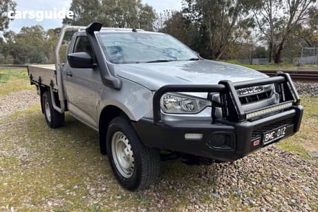 Silver 2021 Isuzu D-MAX Cab Chassis Sx (4X4)