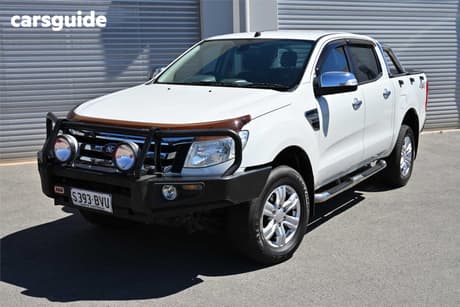 White 2015 Ford Ranger Dual Cab Utility Xlt 3.2 (4X4)