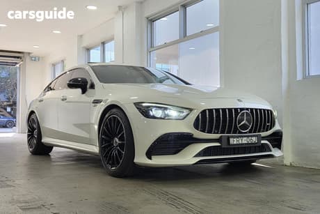 White 2019 Mercedes-Benz GT Coupe 53 4WD