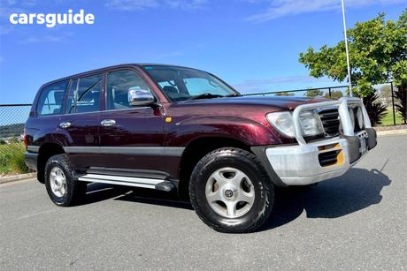 Red 2003 Toyota Landcruiser Wagon Gxl (4X4)