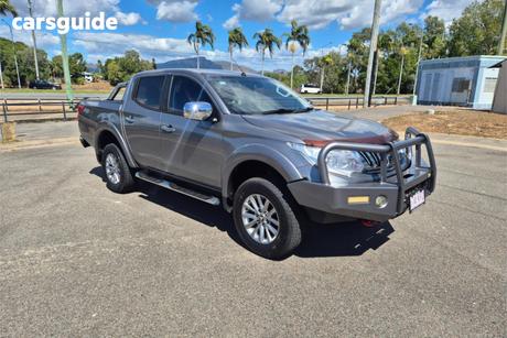 Grey 2015 Mitsubishi Triton Dual Cab Utility Exceed (4X4)