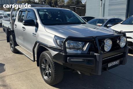 Silver 2023 Toyota Hilux Double Cab Chassis Sr (4X4)
