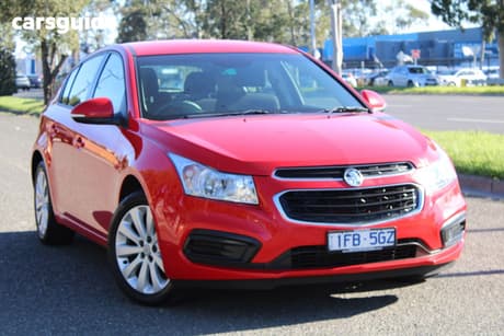 Red 2016 Holden Cruze Sportswagon Cd