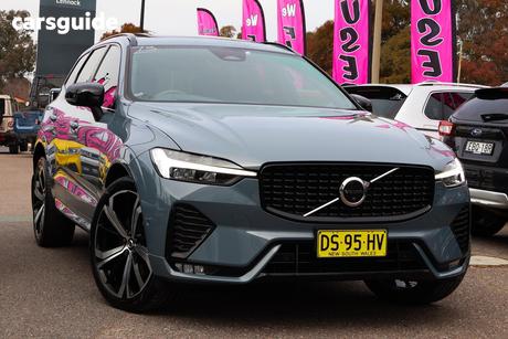 Grey 2021 Volvo XC60 Wagon B6 R-Design Mhev