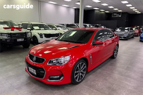 Red 2016 Holden Commodore Sedan Ss-V