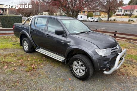 Grey 2011 Mitsubishi Triton Double Cab Utility Gl-R (4X4)