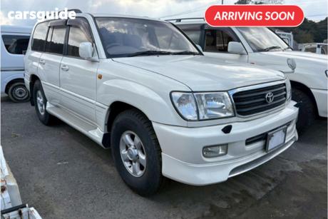 White 2001 Toyota Landcruiser SUV VX LIMITED G SELECTION
