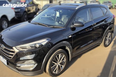 Black 2015 Hyundai Tucson Wagon Active X (Fwd)