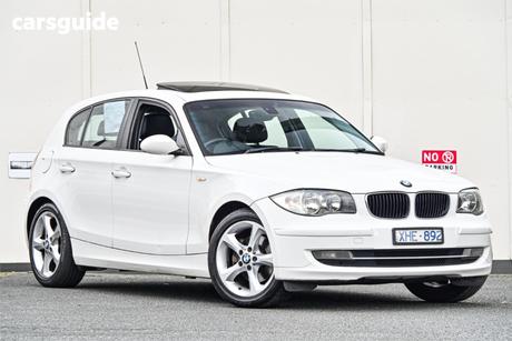 White 2009 BMW 1 Hatch 120D R