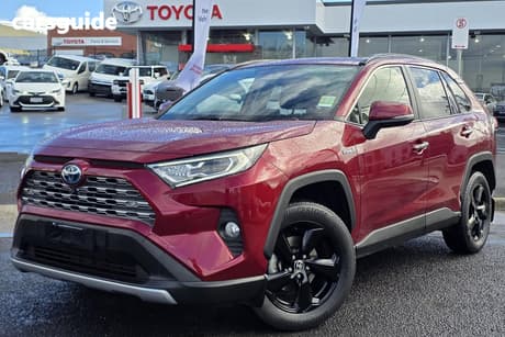 Red 2021 Toyota RAV4 Wagon Cruiser (2Wd) Hybrid
