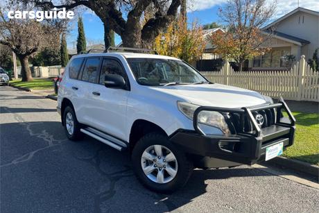 White 2014 Toyota Landcruiser Prado Wagon Gx (4X4)