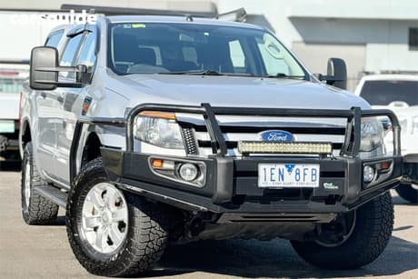 Silver 2015 Ford Ranger Dual Cab Utility Xls (4X4)