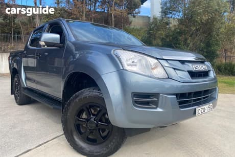 Grey 2013 Isuzu D-MAX Crew Cab Utility Sx Hi-Ride (4X2)