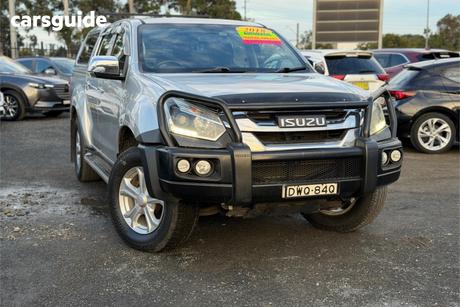 Silver 2018 Isuzu D-MAX Crew Cab Utility Ls-U Hi-Ride (4X4)