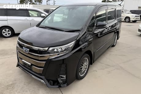 Black 2017 Toyota Noah SUV HYBRID