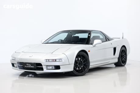 Silver 1991 Honda NSX Coupe