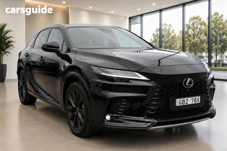 Black 2024 Lexus RX500H Wagon F Sport Performance Hybrid