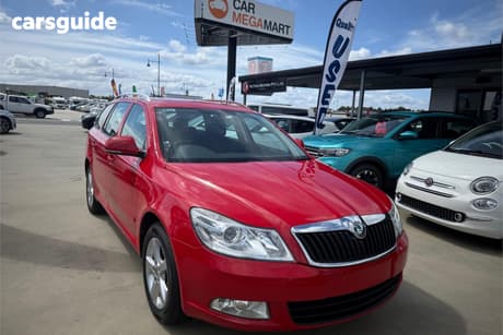 Red 2011 Skoda Octavia Wagon 103 Tdi