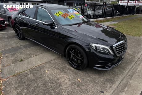 Black 2014 Mercedes-Benz S500 Sedan L