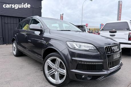 Grey 2012 Audi Q7 Wagon 3.0 Tdi Quattro