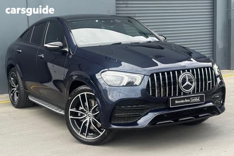 Blue 2021 Mercedes-Benz GLE450 Coupe 4Matic (Hybrid)