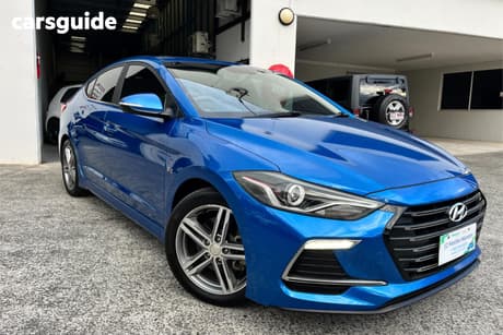 Blue 2016 Hyundai Elantra Sedan Sr Turbo