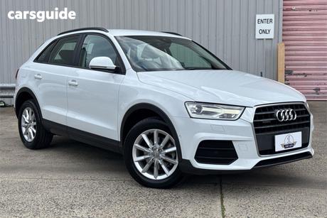 White 2018 Audi Q3 Wagon 2.0 Tdi Quattro (110Kw)