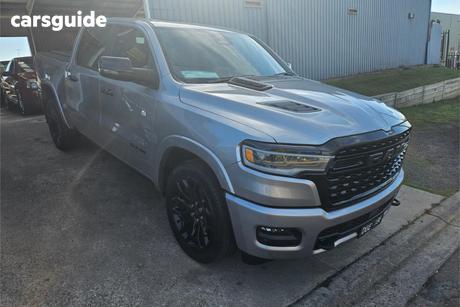 Silver 2025 RAM 1500 Crew Cab Utility Limited Rambox Ho Hurricane