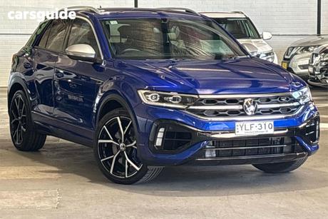 Blue 2022 Volkswagen T-ROC Wagon R