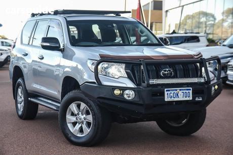 Silver 2017 Toyota Landcruiser Prado Wagon Gx (4X4)