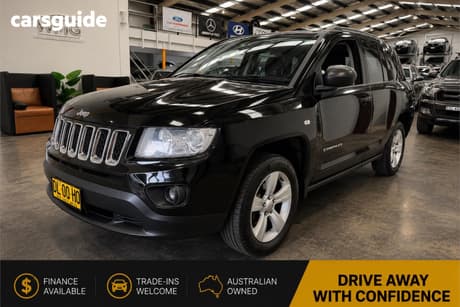 Black 2012 Jeep Compass Wagon Sport (4X4)