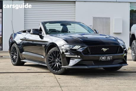 Black 2019 Ford Mustang Convertible Gt 5.0 V8
