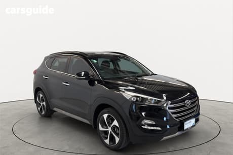 Black 2017 Hyundai Tucson Wagon Highlander (Awd)