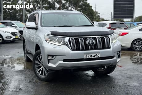 Silver 2021 Toyota Landcruiser Prado Wagon Kakadu
