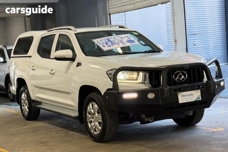 White 2018 LDV T60 Double Cab Utility Pro (4X4)