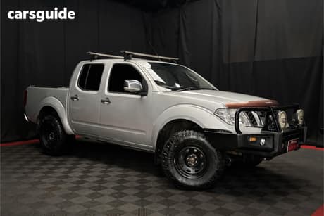 Silver 2011 Nissan Navara King Cab Pickup St-X (4X4)