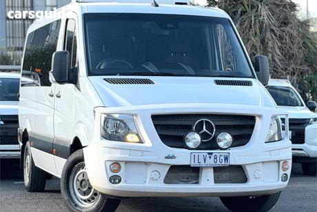 White 2018 Mercedes-Benz Sprinter Van 319Cdi Mwb