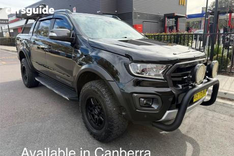 Black 2021 Ford Ranger Double Cab Pick Up Wildtrak 2.0 (4X4)