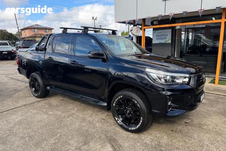 Black 2018 Toyota Hilux Dual Cab Utility Rogue (4X4)