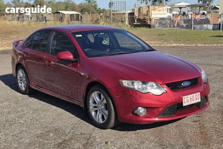 Red 2008 Ford Falcon Sedan Xr6