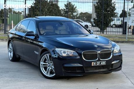 Black 2011 BMW 740I Sedan 40I