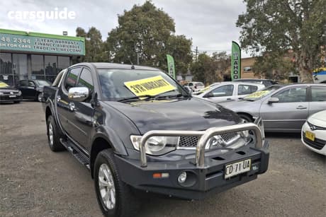 Grey 2014 Mitsubishi Triton Double Cab Utility Glx-R (4X4)