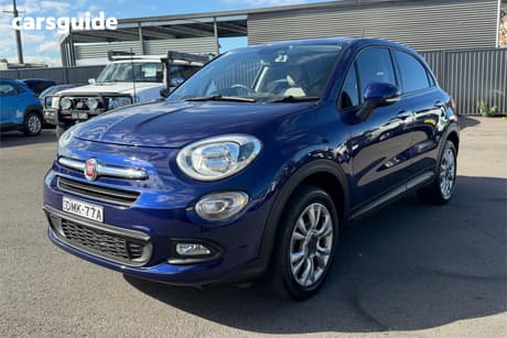 Blue 2017 Fiat 500X Wagon Pop Star