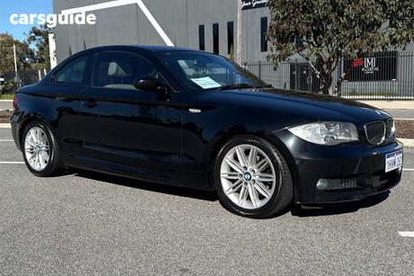 Black 2009 BMW 1 Coupe 125I R