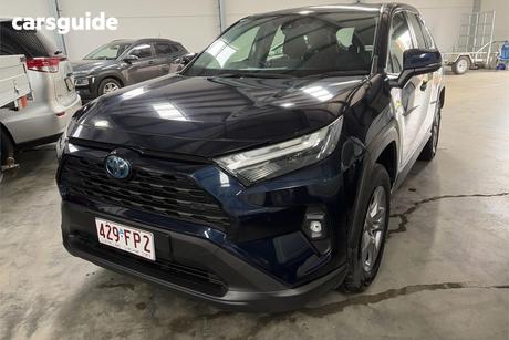 Blue 2022 Toyota RAV4 Wagon Gx (Awd) Hybrid