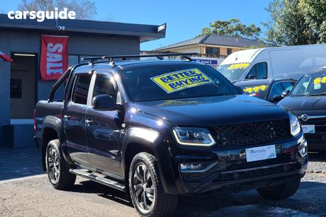 Black 2018 Volkswagen Amarok Dual Cab Utility V6 Tdi 550 Dark Label