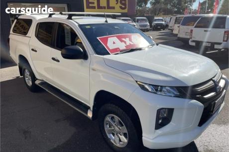 White 2020 Mitsubishi Triton Double Cab Pick Up Glx+ (4X4)