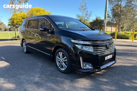 Black 2011 Nissan Elgrand Wagon Rider